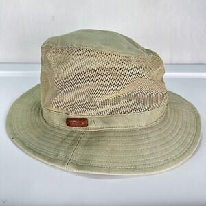 Stetson‎ Hat Bucket Fitted Mens X-Large Khaki Mesh Vent Breathable Made in USA